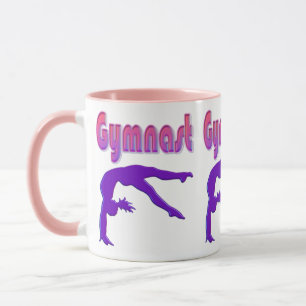 Caneca Metálico Roxo de Energia do Gymnast