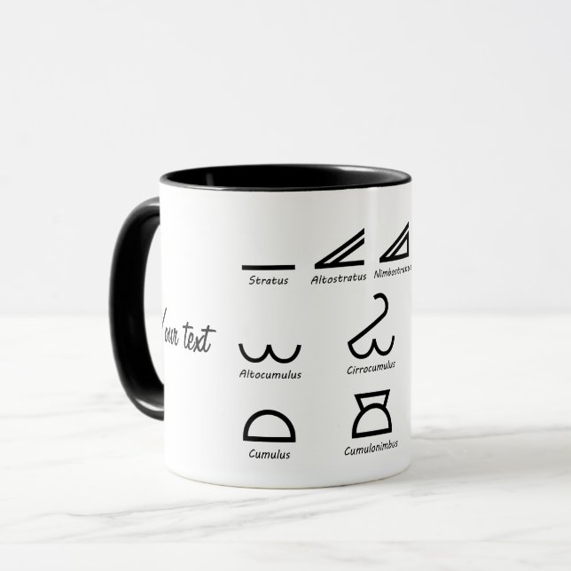 Caneca Meteorologia (Frente Esquerda)
