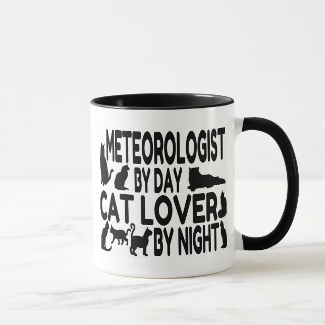 Caneca Meteorologista Cat Lover (Direita)