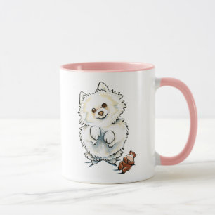 Caneca Metida de pata de Pomeranian
