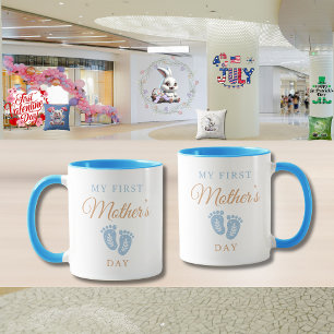 Caneca Meu 1º Dia das Mães "Jardim do Amor"