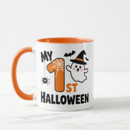 Caneca Meu 1º Halloween Bodysuit de Fantasminha Fofinho