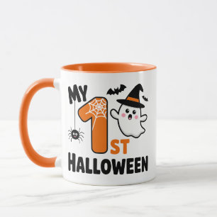 Caneca Meu 1º Halloween Bodysuit de Fantasminha Fofinho