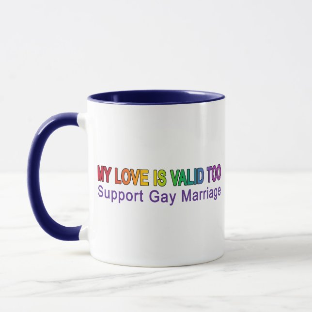 Caneca Meu Amor Também É Válido (Esquerda)