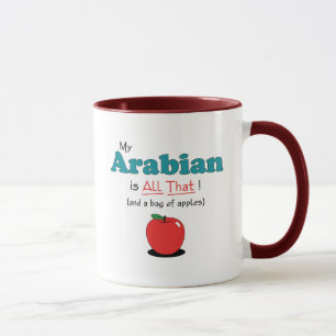 Caneca Meu Arabian é todo o isso! Cavalo engraçado