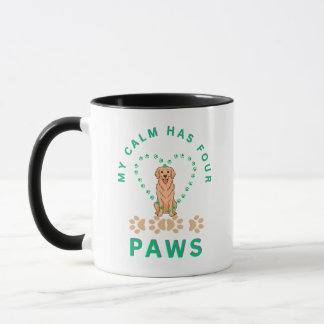 Caneca Meu Calmo tem quatro patas