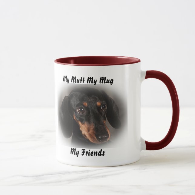 Caneca Meu Cão, Minha Caneca, Meus Amigos. (Direita)