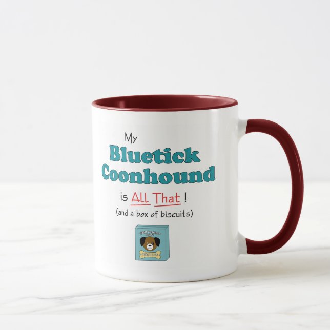 Caneca Meu Coonhound de Bluetick é todo o isso! (Direita)