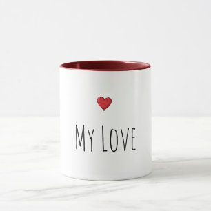Caneca Meu Coração de Amor