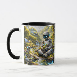 Caneca Meu Coração pela Natureza e Tecnologia