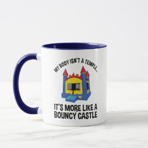 Caneca Meu corpo não é um templo, é um castelo de salt