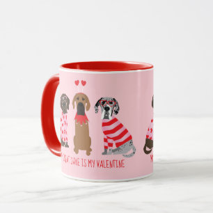 Caneca Meu Dogue Alemão é meu namorado