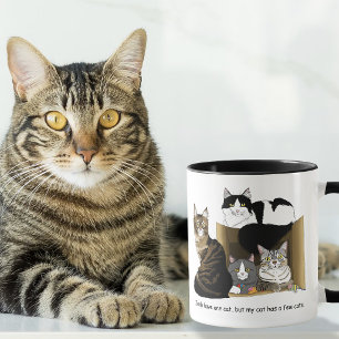 Caneca Meu gato tem gatos