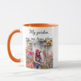 Caneca Meu jardim, meu lugar do meu tempo.