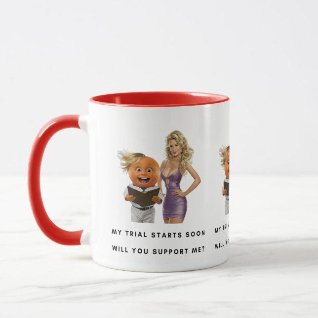 Caneca Meu julgamento começa logo (Esquerda)