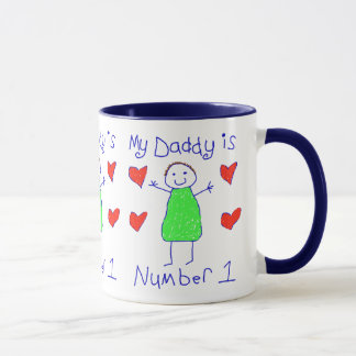 Caneca Meu pai é o número 1