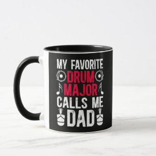 Caneca Meu Pai Major Da Banda De Música Favorito