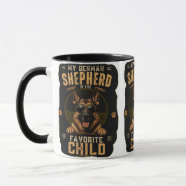 Caneca Meu Pastor Alemão é o Filho Favorito