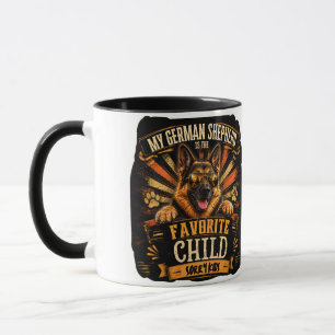 Caneca Meu Pastor Alemão é o Filho Favorito