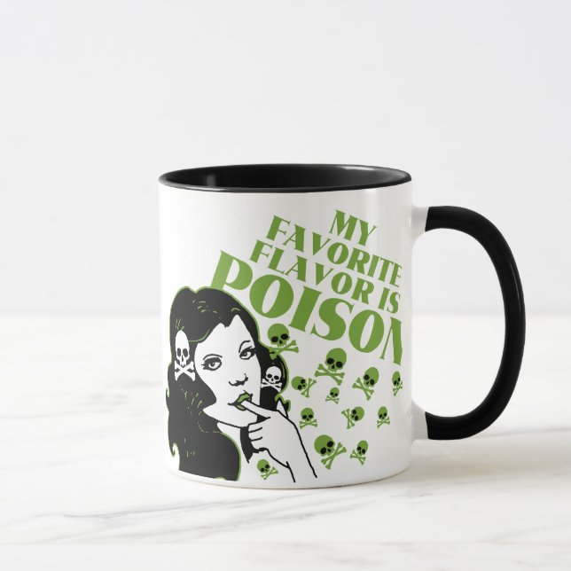 Caneca Meu sabor favorito é veneno (Direita)