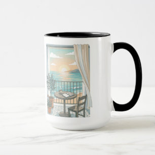 Caneca Meu Tipo De Manhã   Varanda Aconchegante Do Café A