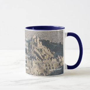 Caneca Meu trabalho seguinte: Sandcastles da construção