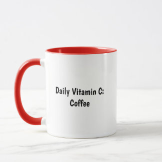 Caneca Meu Vitamina C Diário Personalizado É Café Engraça