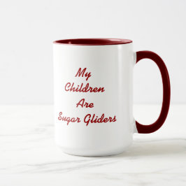 Caneca Meus Filhos São Glantes De Açúcar