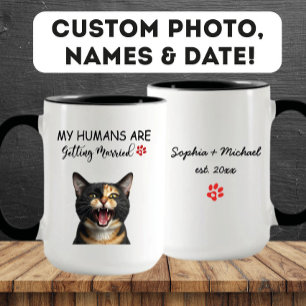 Caneca Meus Humanos Estão Se Casando Com Um Engraçado Noi