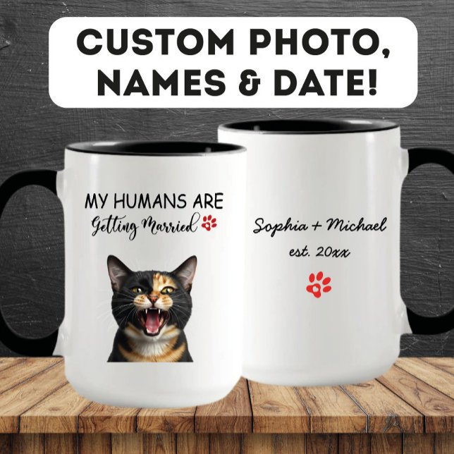 Caneca Meus Humanos Estão Se Casando Com Um Engraçado Noi (Criador carregado)