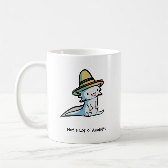 Caneca mexicana do Axolotl (Esquerda)