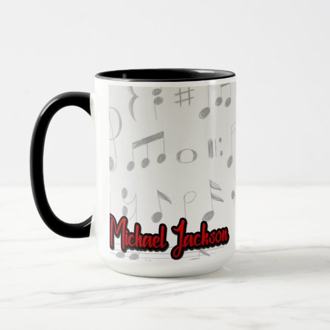 Caneca Michael Jackson Thriller Mug – Cartoon Style Colle (Esquerda)