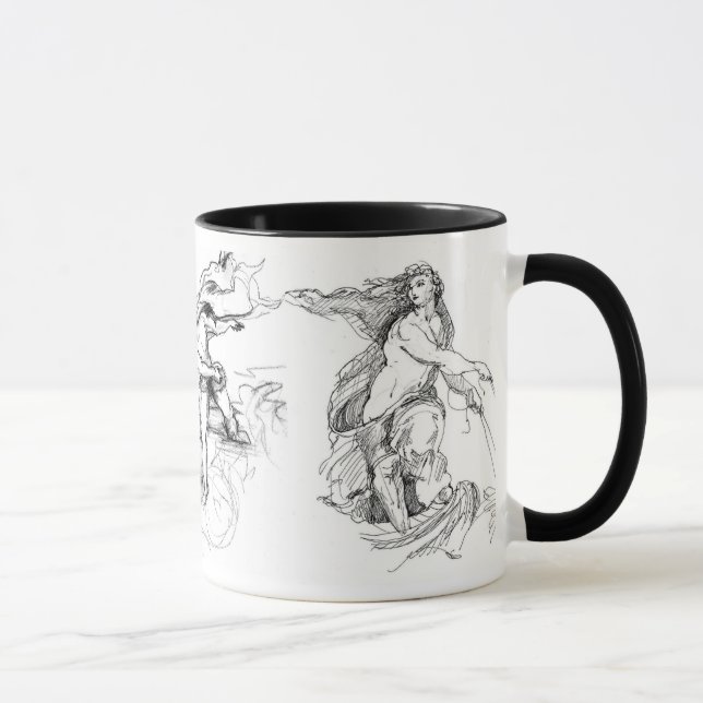 Caneca Michelangelo Titian e Raphael (11 onças) (Direita)