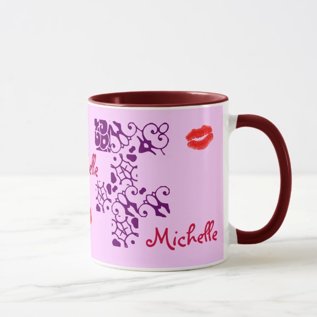 Caneca Michelle - Nome do Designer Mug (Direita)