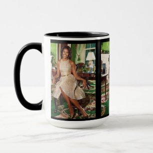 CANECA MICHELLE OBAMA MÚSICA DE ELEGÂNCIA SOFISTICADA