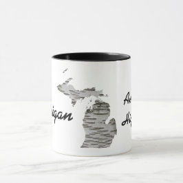 Caneca Michigan - A Alta 5 Mug da América com o Latido Bi