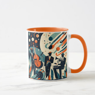 Caneca Mid Century Modern Jazz Age Trio