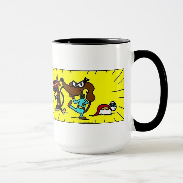 Caneca Midge Superherói Trio Mug (Direita)