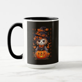 Caneca Mike, o espantalho do Halloween