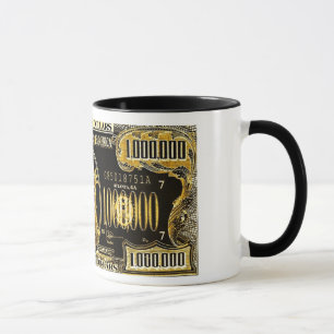 Caneca Milhões de dólares de coleção de dinheiro amer