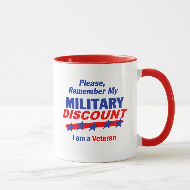 Caneca MILITAR do DISCONTO (Direita)