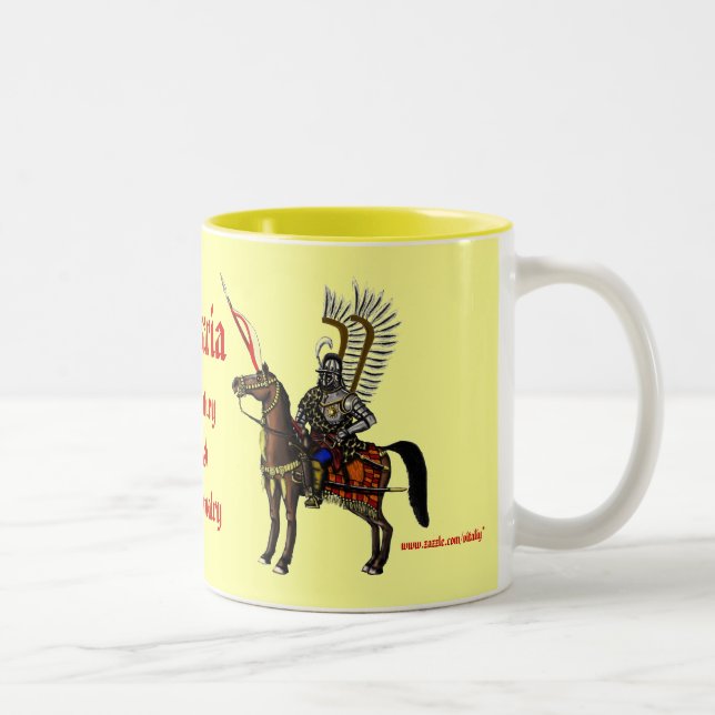 Caneca militar legal do hussar polonês (Direita)