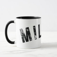 Milton MÃE Giant Rustic Impressão Mug