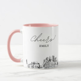 Caneca Milwaukee Wedding Personalised Coffee Mug