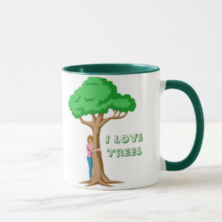 Caneca Mim árvores de amor