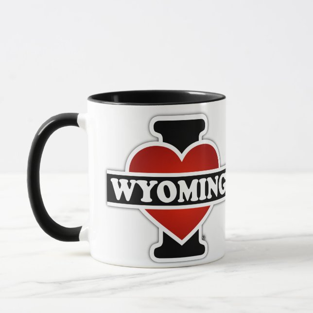 Caneca Mim coração Wyoming (Esquerda)