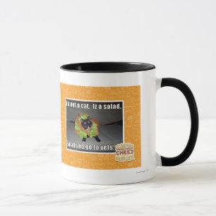 Caneca Mim iz não um gato. Iz um salad.
