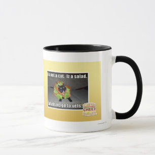 Caneca Mim iz não um gato. Iz um salad.
