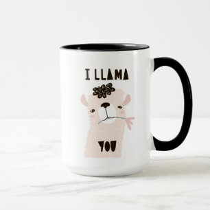 Caneca Mim lama você