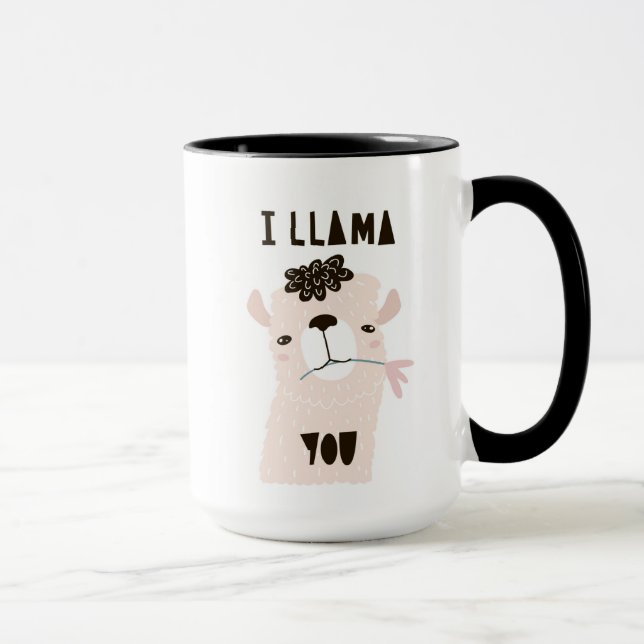 Caneca Mim lama você (Direita)